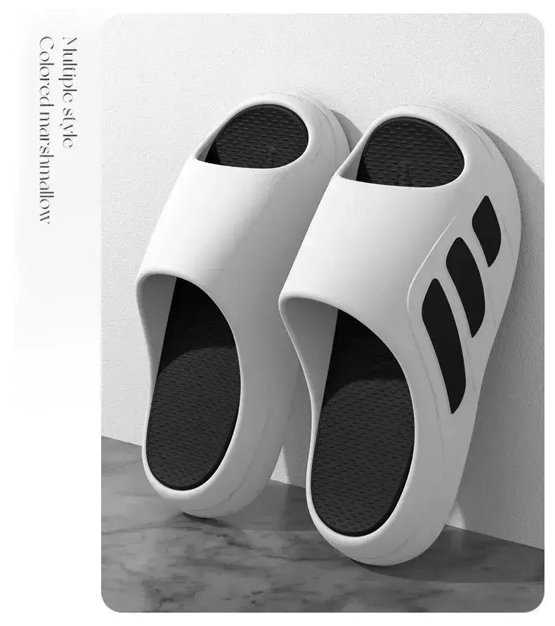 New Men Slippers Slides with a Sense High Aesthetic Value External Wear Anti Slip Thick Bottom, Beach Cool Slippers for Men by Dropshipman