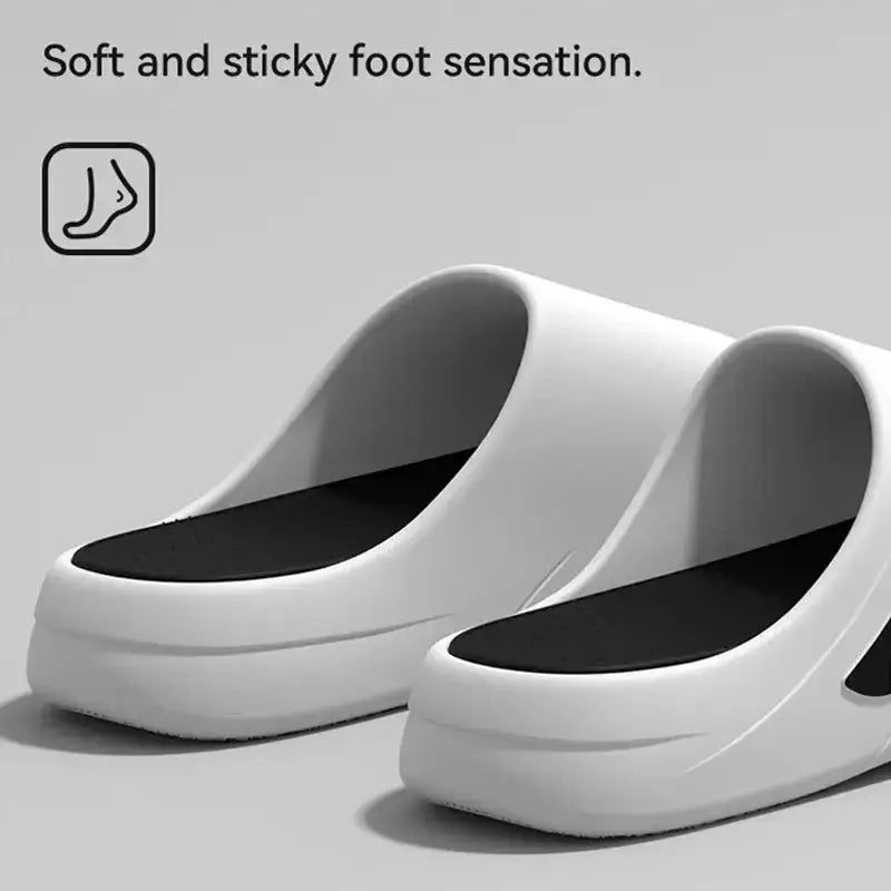 New Men Slippers Slides with a Sense High Aesthetic Value External Wear Anti Slip Thick Bottom, Beach Cool Slippers for Men by Dropshipman
