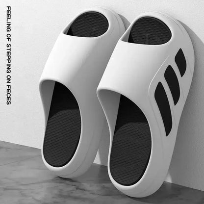 New Men Slippers Slides with a Sense High Aesthetic Value External Wear Anti Slip Thick Bottom, Beach Cool Slippers for Men by Dropshipman