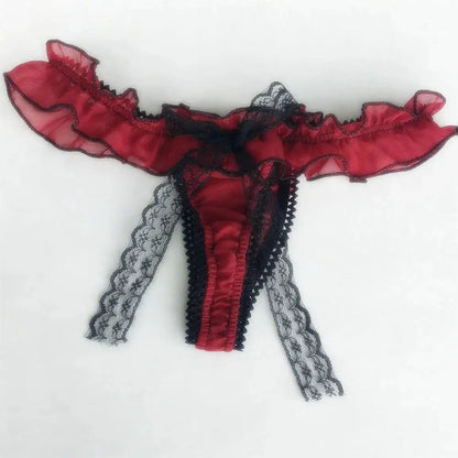 Korean Style Sexy Half-cooked Style Low Waist Charming Women&