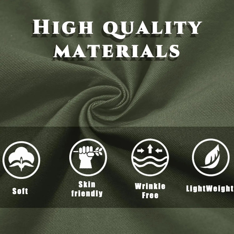TACVASEN Summer Breathable Cotton Cargo Shorts Mens Casual Multi-pockets Twill Work Shorts Hiking Camping Short Pants Outdoor SHOPEZRA L.L.C.