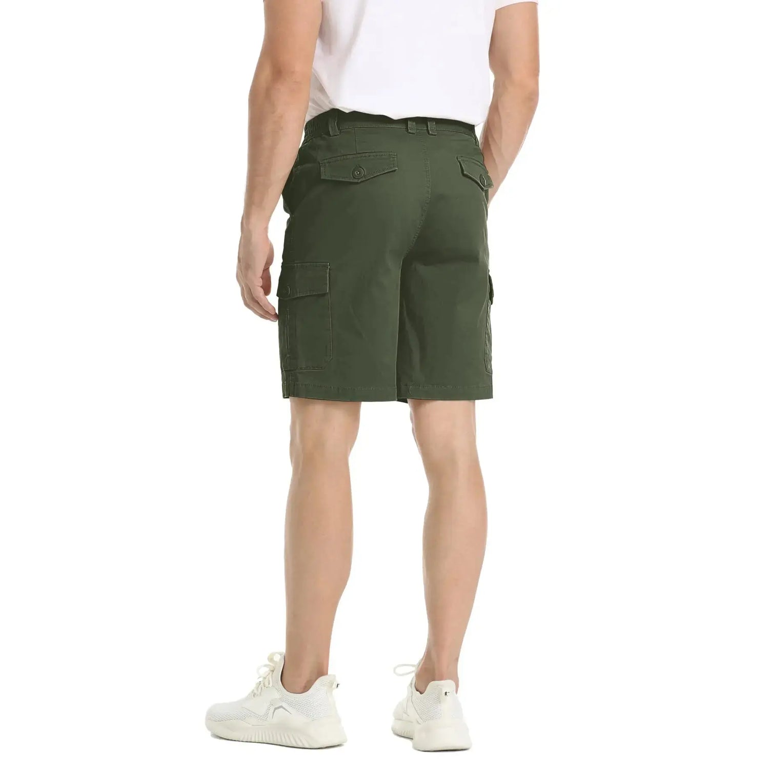 TACVASEN Summer Breathable Cotton Cargo Shorts Mens Casual Multi-pockets Twill Work Shorts Hiking Camping Short Pants Outdoor SHOPEZRA L.L.C.