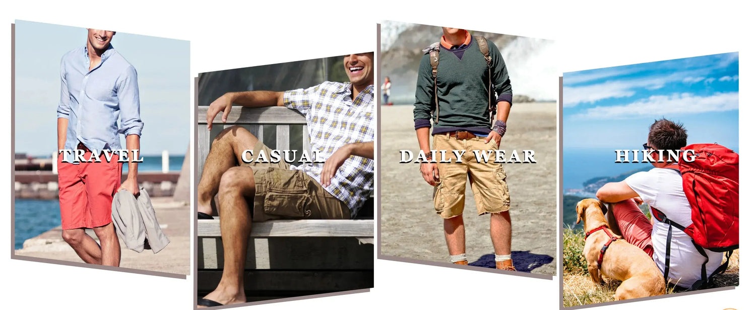 TACVASEN Summer Breathable Cotton Cargo Shorts Mens Casual Multi-pockets Twill Work Shorts Hiking Camping Short Pants Outdoor SHOPEZRA L.L.C.