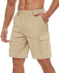 TACVASEN Summer Breathable Cotton Cargo Shorts Mens Casual Multi-pockets Twill Work Shorts Hiking Camping Short Pants Outdoor SHOPEZRA L.L.C.
