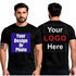 Customized Tee Shirt Your Text Here Premium Cotton Comfortable Men Tshirt Bigger Size O Neck Fashion Perfect Gift summer tees by Dropshipman