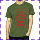 Customized Tee Shirt Your Text Here Premium Cotton Comfortable Men Tshirt Bigger Size O Neck Fashion Perfect Gift summer tees SHOPEZRA L.L.C.