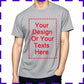 Customized Tee Shirt Your Text Here Premium Cotton Comfortable Men Tshirt Bigger Size O Neck Fashion Perfect Gift summer tees SHOPEZRA L.L.C.
