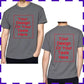Customized Tee Shirt Your Text Here Premium Cotton Comfortable Men Tshirt Bigger Size O Neck Fashion Perfect Gift summer tees SHOPEZRA L.L.C.