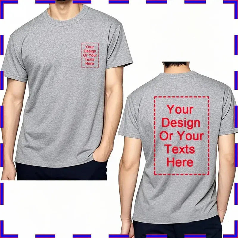 White men's O-neck T-shirt by SHOPEZRA L.L.C., customized with your text, made of premium cotton, available in larger sizes.
