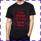 Customized Tee Shirt Your Text Here Premium Cotton Comfortable Men Tshirt Bigger Size O Neck Fashion Perfect Gift summer tees SHOPEZRA L.L.C.