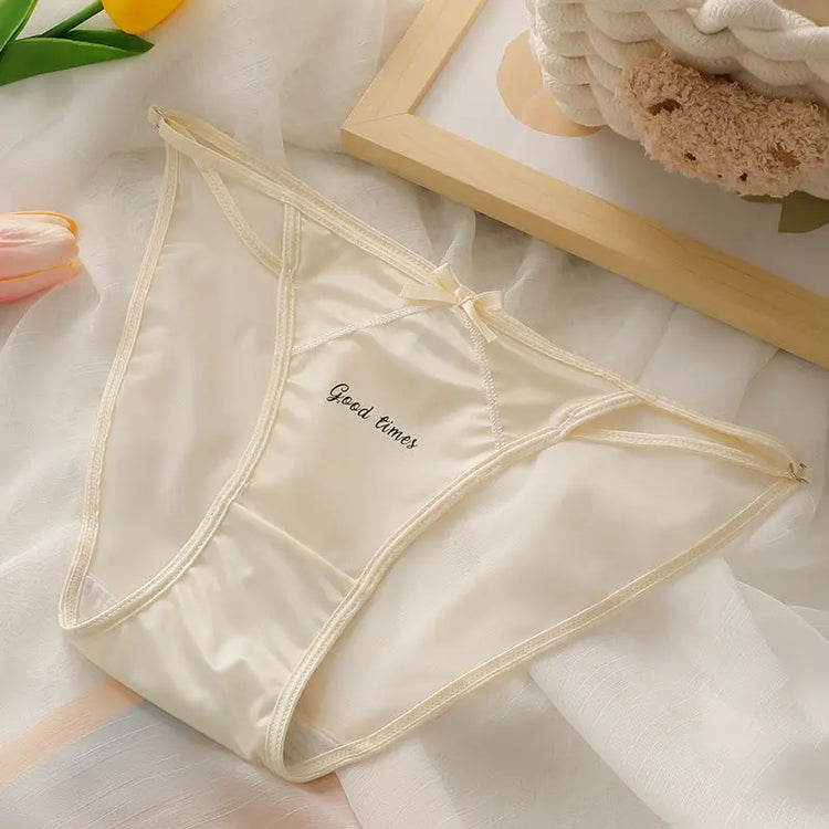 Summer Thin Mesh Satin High Elastic Women&