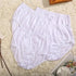 100% Pure Cotton White High Waist Underwear Women&