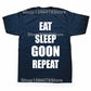 Funny Eat Sleep Goon Repeat Graphic T Shirts Men Women Pure Cotton Humor Streetwear Tee Shirt Short Sleeve Unisex Loose Clothing SHOPEZRA L.L.C.