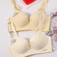 Seamless Underwear for Women with Small Breasts, Push-Up, No Rims, Comfortable, Skin-Friendly, Breast-Retracting, Anti-Sagging Girl&