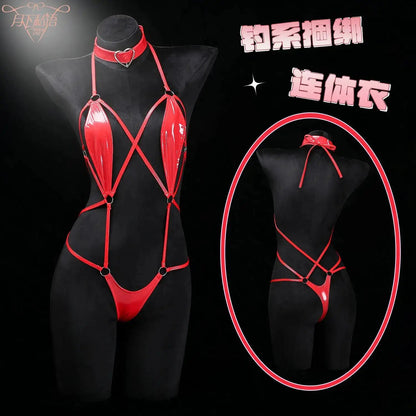 The month whispers sexy underwear dead water conjoined fishing system binding suit open crotch fun wholesale 133 by Dropshipman