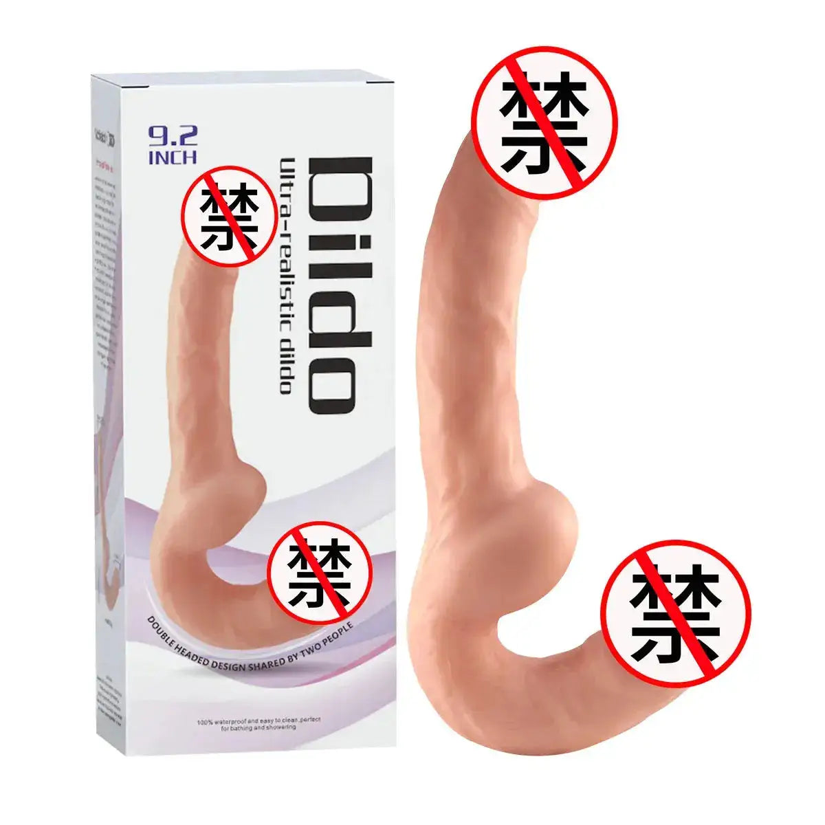 Realistic Dildo Double-Ended Dildos For Lesbian Nipple G Spot Sucking Blowjob Clitoris Anal Dildos Adult Sex Toys For Women 18 by Dropshipman