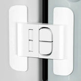 Refrigerator Locks Refrigerator Child Lock Self-Adhesive Fridge Closer Fixed Buckle for Glass Metal Protection Kids Adults Home SHOPEZRA L.L.C.