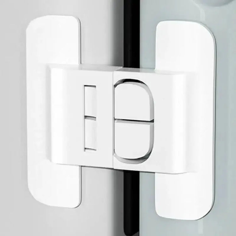 Refrigerator Locks Refrigerator Child Lock Self-Adhesive Fridge Closer Fixed Buckle for Glass Metal Protection Kids Adults Home SHOPEZRA L.L.C.