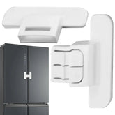 Refrigerator Locks Refrigerator Child Lock Self-Adhesive Fridge Closer Fixed Buckle for Glass Metal Protection Kids Adults Home SHOPEZRA L.L.C.