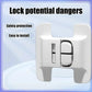 Refrigerator Locks Refrigerator Child Lock Self-Adhesive Fridge Closer Fixed Buckle for Glass Metal Protection Kids Adults Home SHOPEZRA L.L.C.