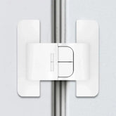 Refrigerator Locks Refrigerator Child Lock Self-Adhesive Fridge Closer Fixed Buckle for Glass Metal Protection Kids Adults Home SHOPEZRA L.L.C.