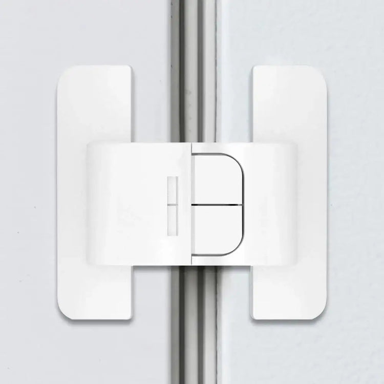 Refrigerator Locks Refrigerator Child Lock Self-Adhesive Fridge Closer Fixed Buckle for Glass Metal Protection Kids Adults Home SHOPEZRA L.L.C.