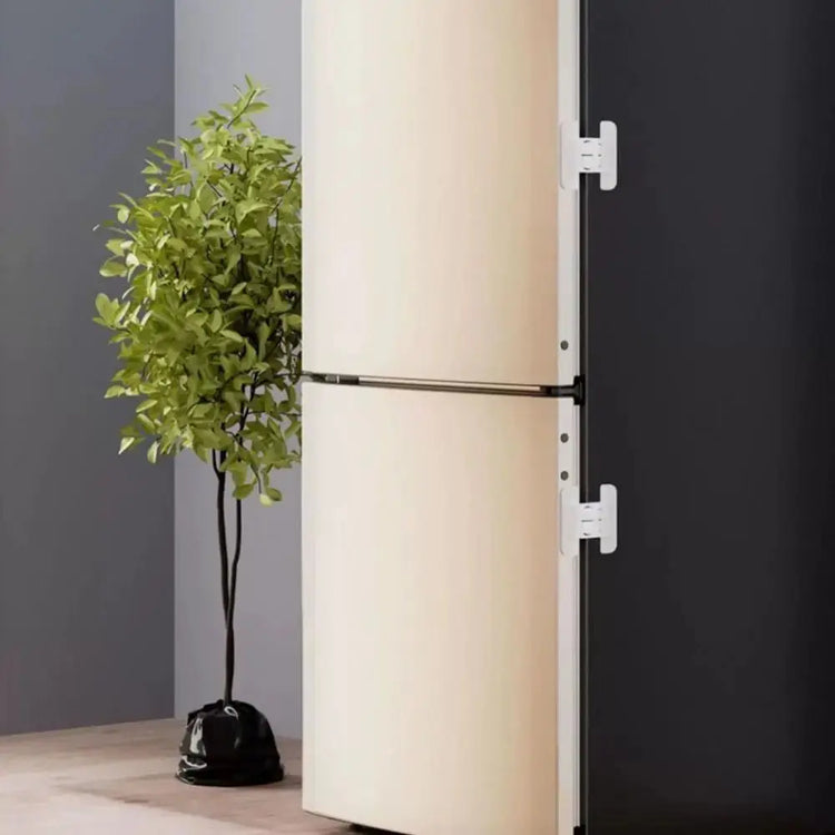 Refrigerator Locks Refrigerator Child Lock Self-Adhesive Fridge Closer Fixed Buckle for Glass Metal Protection Kids Adults Home SHOPEZRA L.L.C.