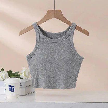 Beautiful Back Underwear Summer New Style Sports Yoga Sling I-shaped Vest with Chest Pad Women&