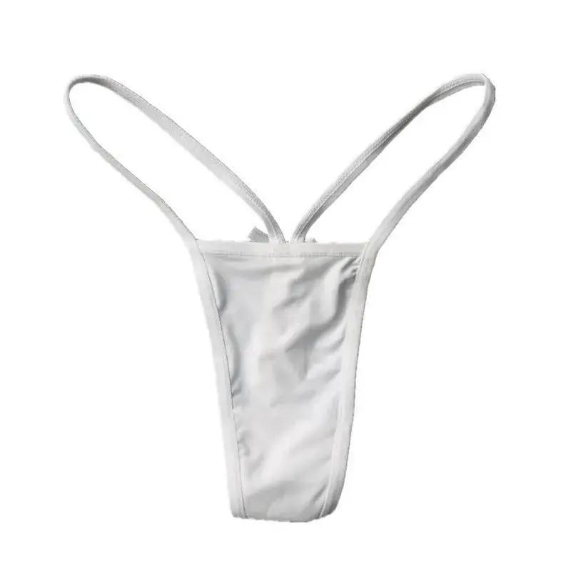 Cross-border e-commerce AliExpress simple mini bikini comfortable bottoming thin band fitness underwear girls thong by Dropshipman