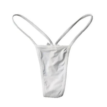 Cross-border e-commerce AliExpress simple mini bikini comfortable bottoming thin band fitness underwear girls thong by Dropshipman