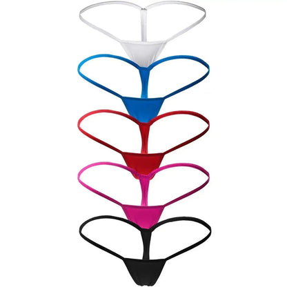 Cross-border e-commerce AliExpress simple mini bikini comfortable bottoming thin band fitness underwear girls thong by Dropshipman