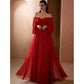 Dresses For Woman Elegant vestidos Solid Color Slim Robe Evening Dress Sexy One Line Neck Simple Style Long Sleeves Simple Style SHOPEZRA L.L.C.