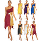 Women Church Choir Worship Praise Dress Modern Lyrical Dance Performance Costume One Shoulder Irregular Hem Dresses Dancewear SHOPEZRA L.L.C.