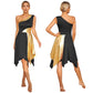 Women Church Choir Worship Praise Dress Modern Lyrical Dance Performance Costume One Shoulder Irregular Hem Dresses Dancewear SHOPEZRA L.L.C.