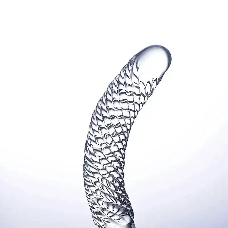 Sex Double Ended Crystal Glass Dildo Artificial Penis Granule Spiral G Spot Massager Adult Game Sex Toys for Woman Gay by Dropshipman