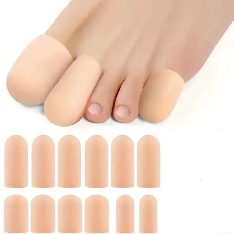 2 Breathable Silicone Toe Caps, Specifically Designed for Big Toes - Reduces Calluses and Blisters, Durable and Comfortable, Suitable for Walking, Toe-Friendly, Comfortable Fit, Slip-On Design by Dropshipman