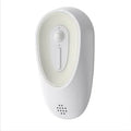 litter box odor eliminator in sleek white design, compact 13.5x7x3 cm size with advanced deodorizing technology