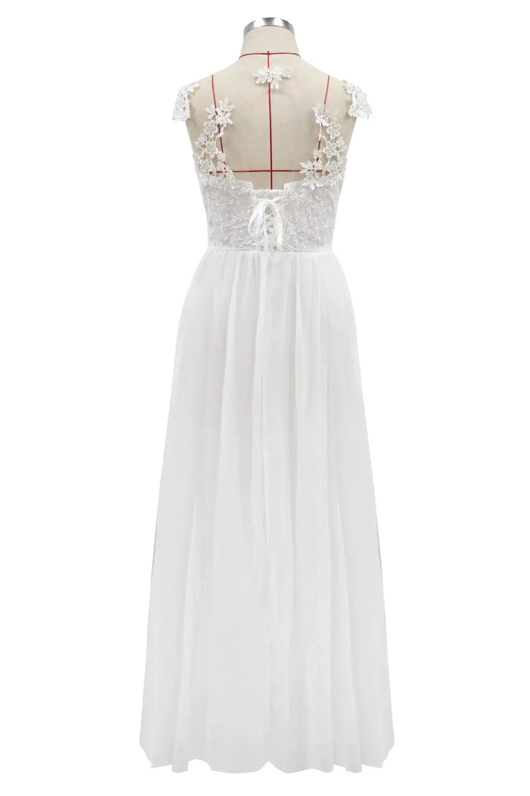 S-3XL2023 New Sebastian Chiffon Dress Prom White Evening Dress Sexy Split Bridesmaid Dress Stage Host Dress Graduation Dress SHOPEZRA L.L.C.