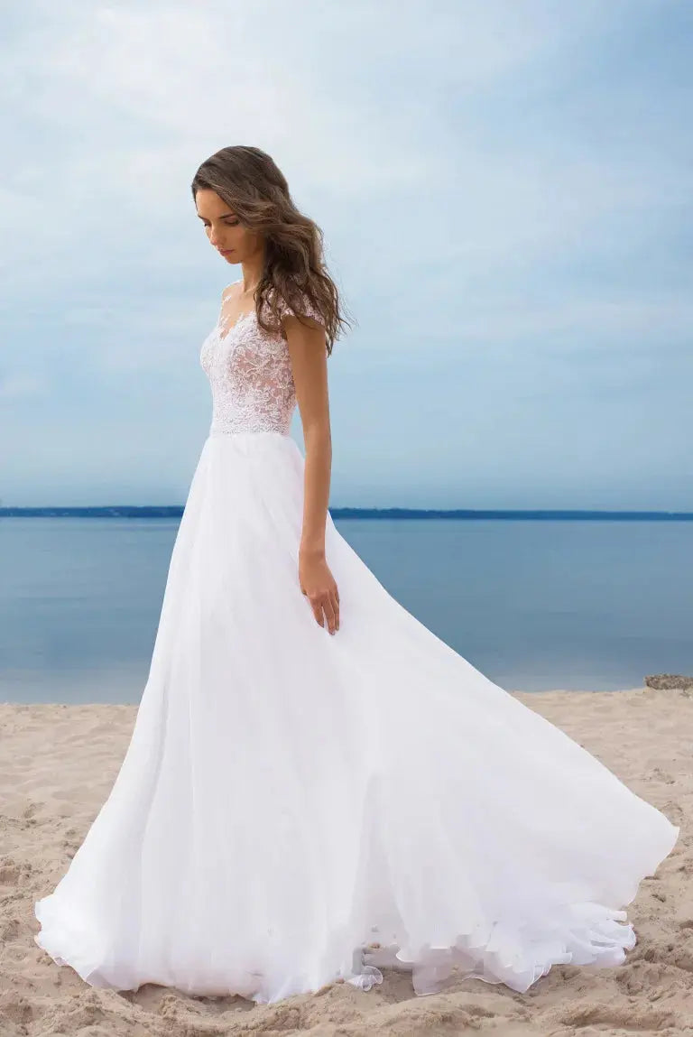 S-3XL2023 New Sebastian Chiffon Dress Prom White Evening Dress Sexy Split Bridesmaid Dress Stage Host Dress Graduation Dress SHOPEZRA L.L.C.