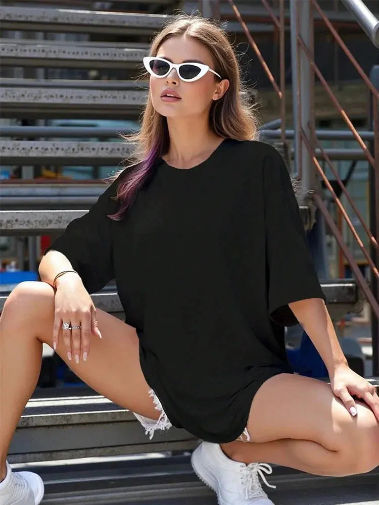 Unisex cotton summer T-shirt from SHOPEZRA L.L.C., casual short sleeve fitness and jogging tee for men and women.