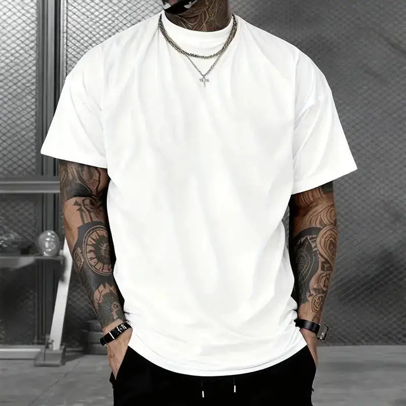 Summer Mens Womens T-shirt Cotton Casual Short Sleeve Outdoors Fitness Sports Jogging Tees 2026 Hot Sales Gym Run Unisex T-shirt by Dropshipman