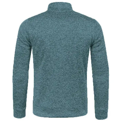 Oversized S-5XL Men Cardigan Sweatshirts Male Zip Up Solid Color Turtleneck Long Sleeve Slim Knitwear Coats BSD-ZW119 by Dropshipman