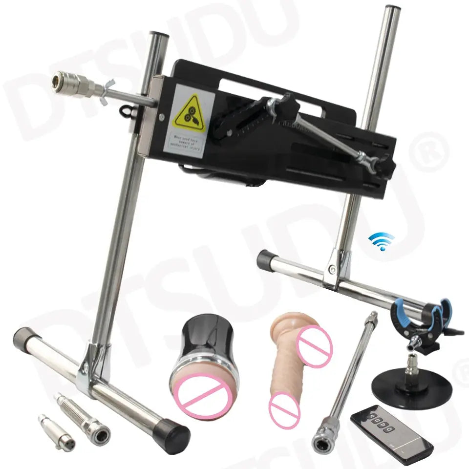SHOPEZRA L.L.C. automatic dildo machine with adjustable length, super silent operation, designed for adult male and female pleasure.