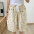 Cotton Silk Sleep Shorts for Women, Summer Thin Style, Trendy Artificial Cotton, Can Be Worn Outside, Japanese Style, Cute Home Wear SHOPEZRA L.L.C.