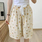 Cotton Silk Sleep Shorts for Women, Summer Thin Style, Trendy Artificial Cotton, Can Be Worn Outside, Japanese Style, Cute Home Wear SHOPEZRA L.L.C.