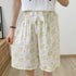 Cotton Silk Sleep Shorts for Women, Summer Thin Style, Trendy Artificial Cotton, Can Be Worn Outside, Japanese Style, Cute Home Wear SHOPEZRA L.L.C.
