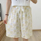 Cotton Silk Sleep Shorts for Women, Summer Thin Style, Trendy Artificial Cotton, Can Be Worn Outside, Japanese Style, Cute Home Wear SHOPEZRA L.L.C.