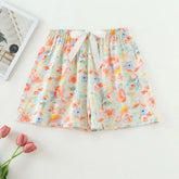 Cotton Silk Sleep Shorts for Women, Summer Thin Style, Trendy Artificial Cotton, Can Be Worn Outside, Japanese Style, Cute Home Wear SHOPEZRA L.L.C.