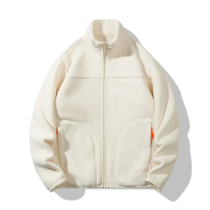 U Brand Same Style Outdoor Couple Base Layer Double-Sided Fleece Jacket for Women, Thickened Fleece Sweatshirt for Autumn and Winter, Warm Coat for Men SHOPEZRA L.L.C.