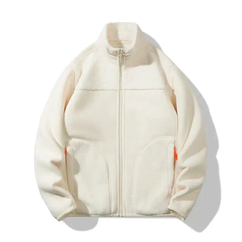 U Brand Same Style Outdoor Couple Base Layer Double-Sided Fleece Jacket for Women, Thickened Fleece Sweatshirt for Autumn and Winter, Warm Coat for Men by Dropshipman